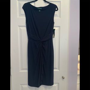 NWT navy Lauren dress size 8